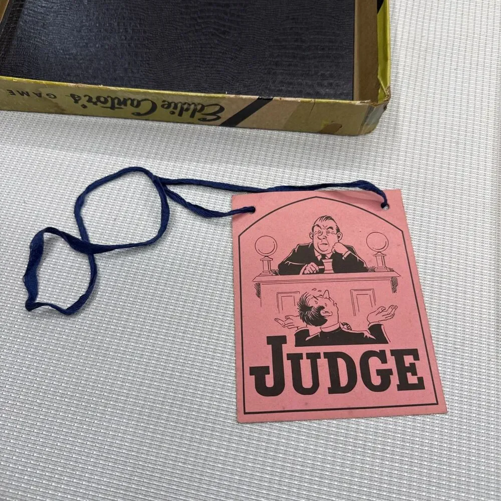 Vintage 1930's Eddie Cantor's Tell It To The Judge Parker Brothers Art Deco
